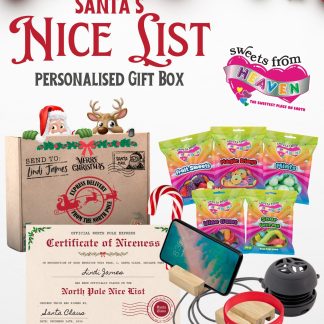 DTF Customs Sweets From Heaven Santa Nicelist Box